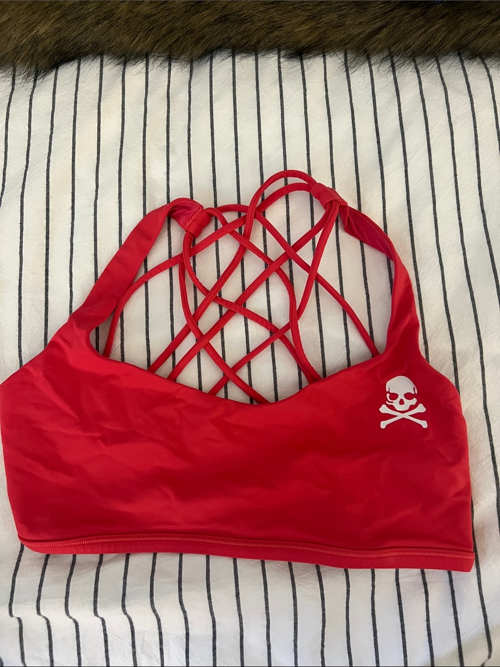 lululemon athletica x soulcycle Pink Crisscross Back Sports Bra